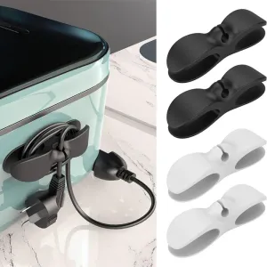 Cord Holder Wrapper Organizer Clip Cable Holder For Kitchen Appliances Clip Air Fryer Coffee Machine Wire Holder