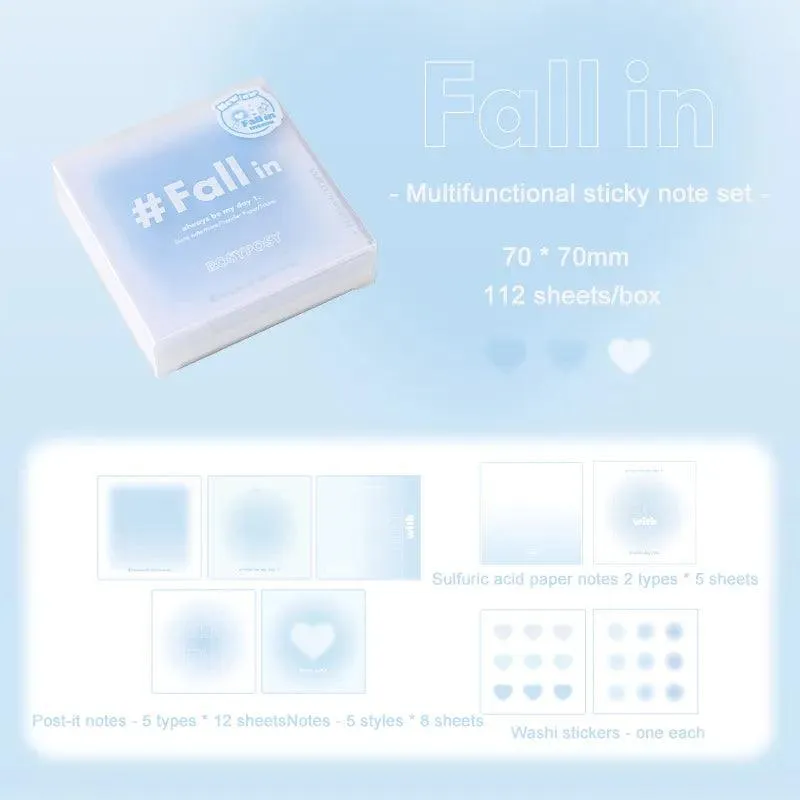 Creative Canvas: INS Gradient Smudge Memo Pad for Artistic Expression