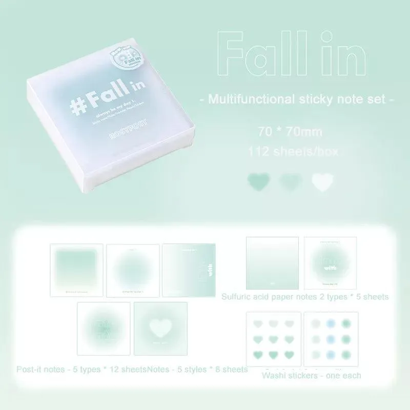 Creative Canvas: INS Gradient Smudge Memo Pad for Artistic Expression