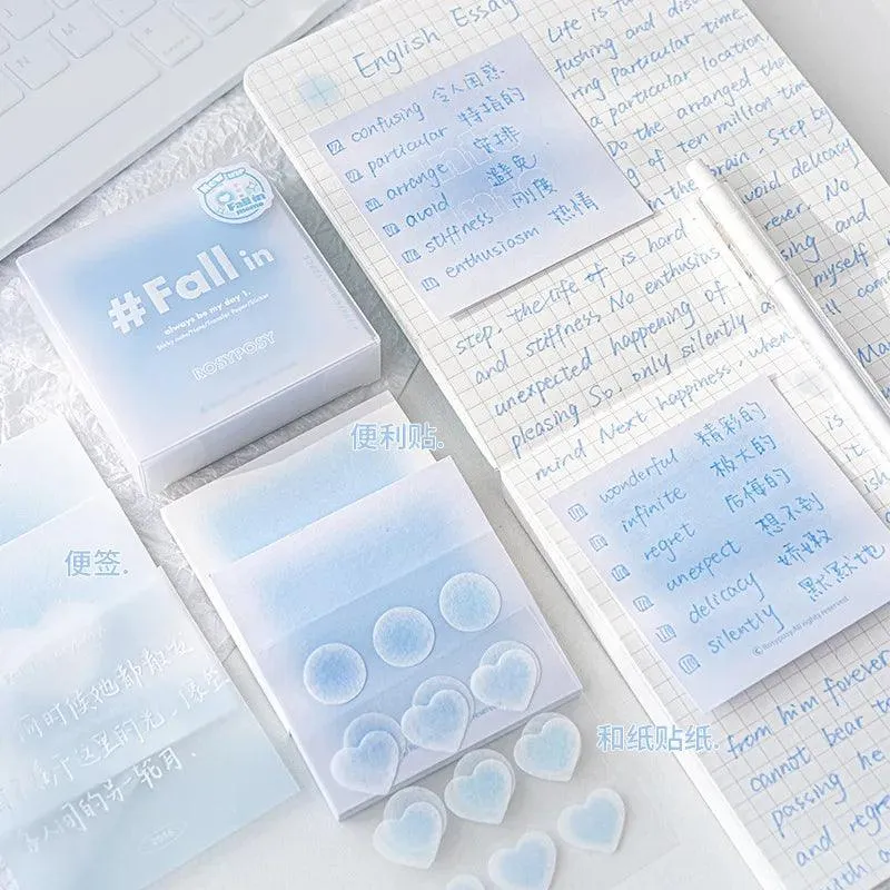 Creative Canvas: INS Gradient Smudge Memo Pad for Artistic Expression