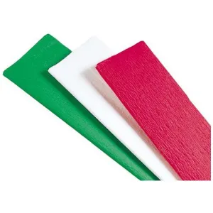 Crepe Paper Christmas Pack of 9