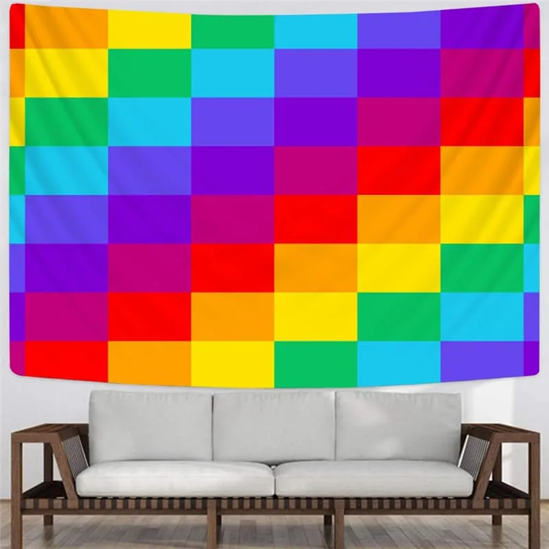 Cube Tapestry Abstract Wall Tapestry Geometry Tapestries Decor Boho decor Hippie