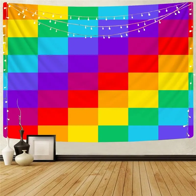 Cube Tapestry Abstract Wall Tapestry Geometry Tapestries Decor Boho decor Hippie