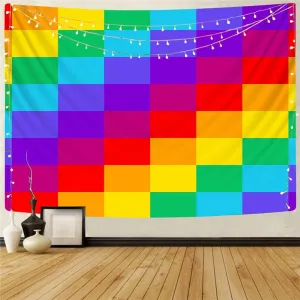 Cube Tapestry Abstract Wall Tapestry Geometry Tapestries Decor Boho decor Hippie