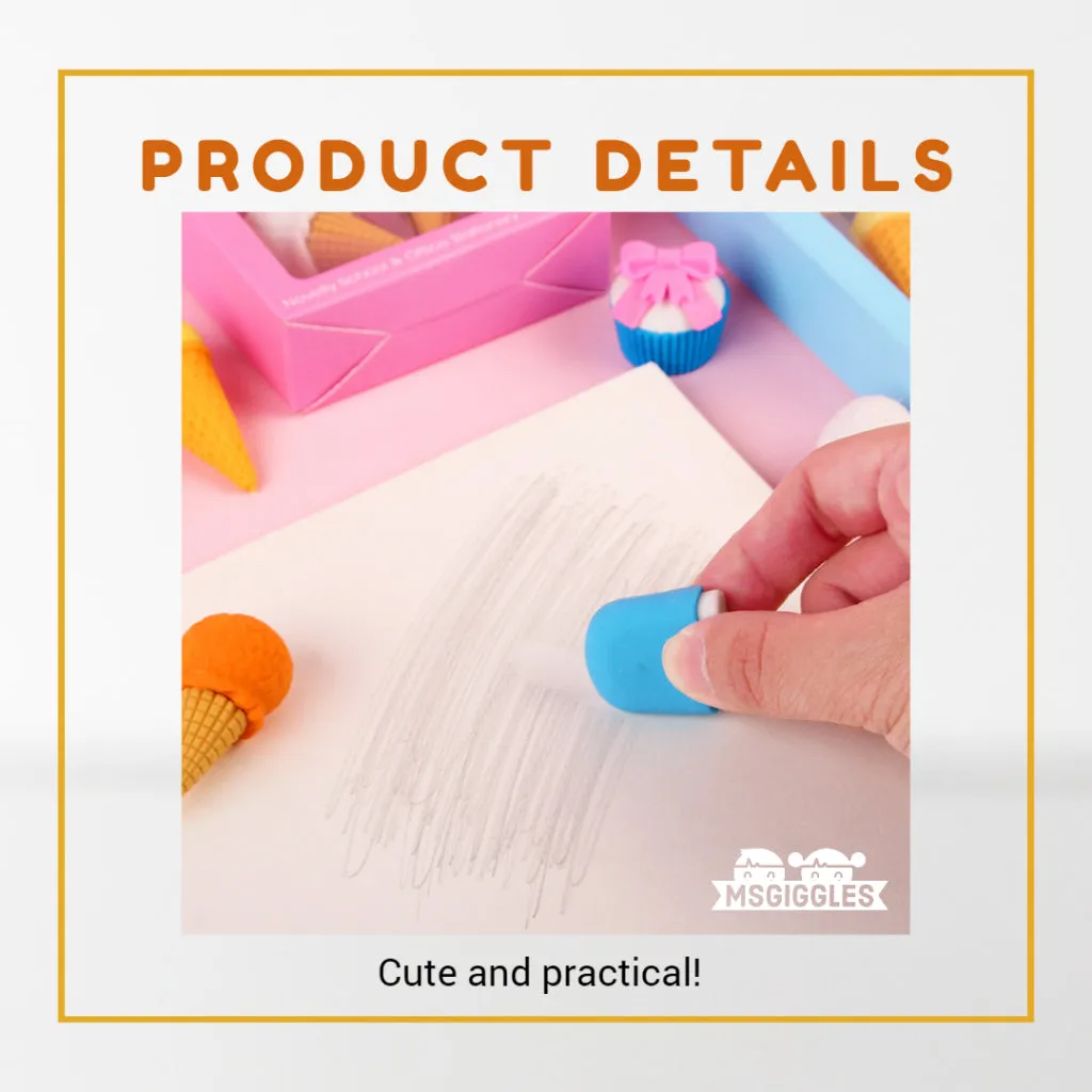 Cute Eraser Pack with Gift Packaging
