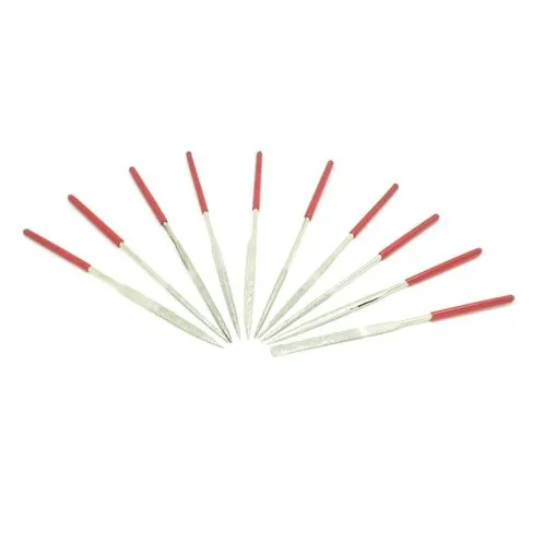 Dangerfield 10pc Diamond Needle Files Durable Full Set - 140mm