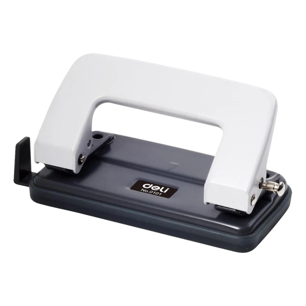 deli 2 Hole Puncher No. 0101, 10 Sheets Capacity, Assorted Colors