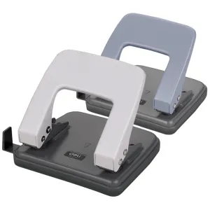 deli 2 Hole Puncher No. 0104, 35 Sheets Capacity, Assorted Colors