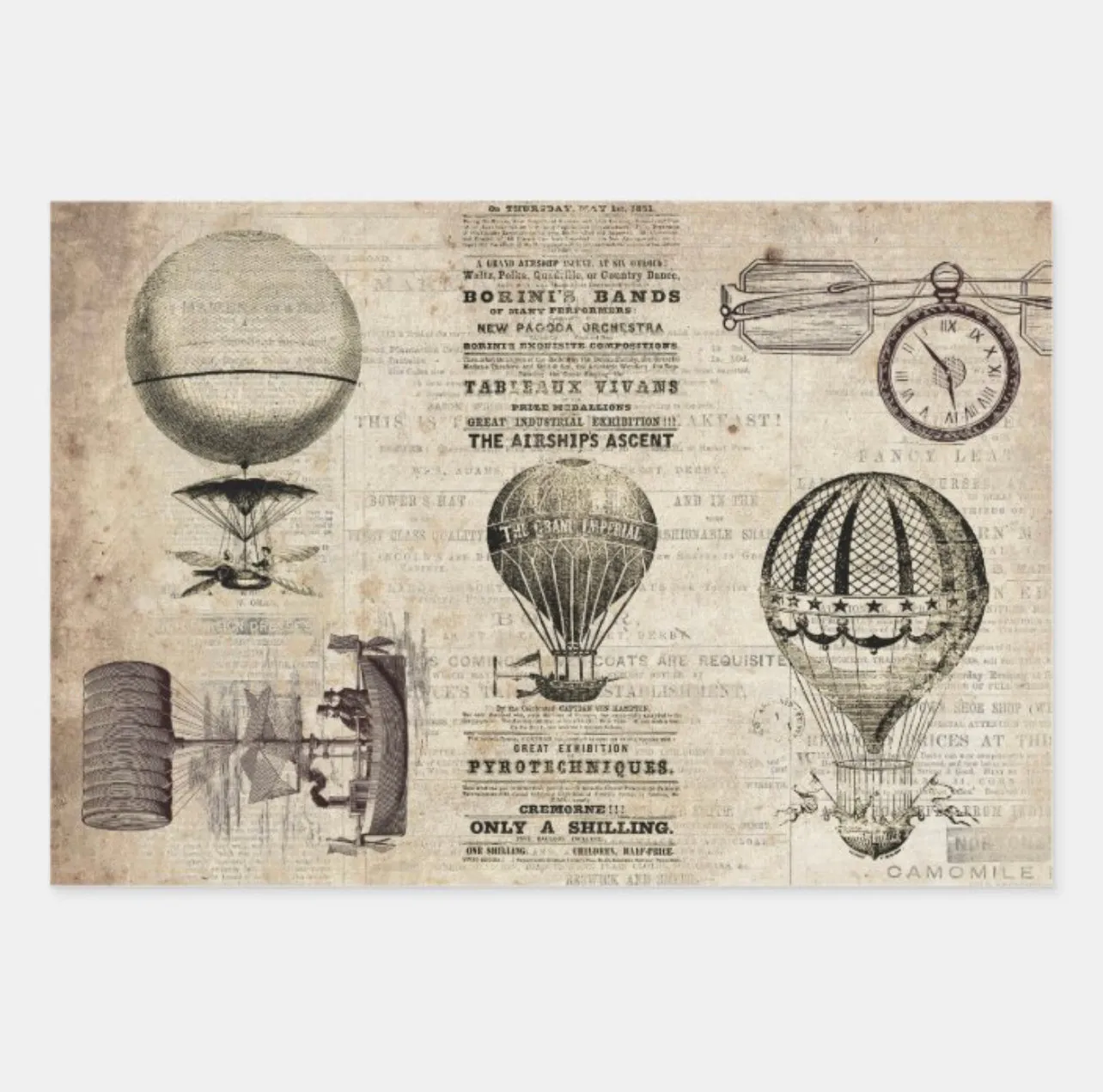 Designer Heavyweight Wrapping/Decoupage Single Sheets | 19” x 29” {Multiple Designs}