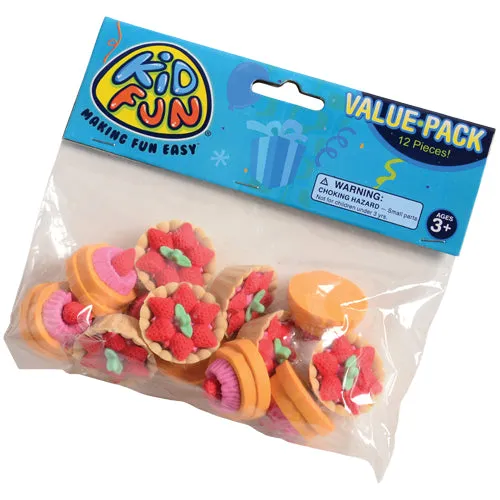 Dessert Erasers Kids Stationery (One Dozen)
