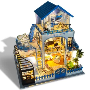 DIY House Wooden Model Educational Toys Children Gift