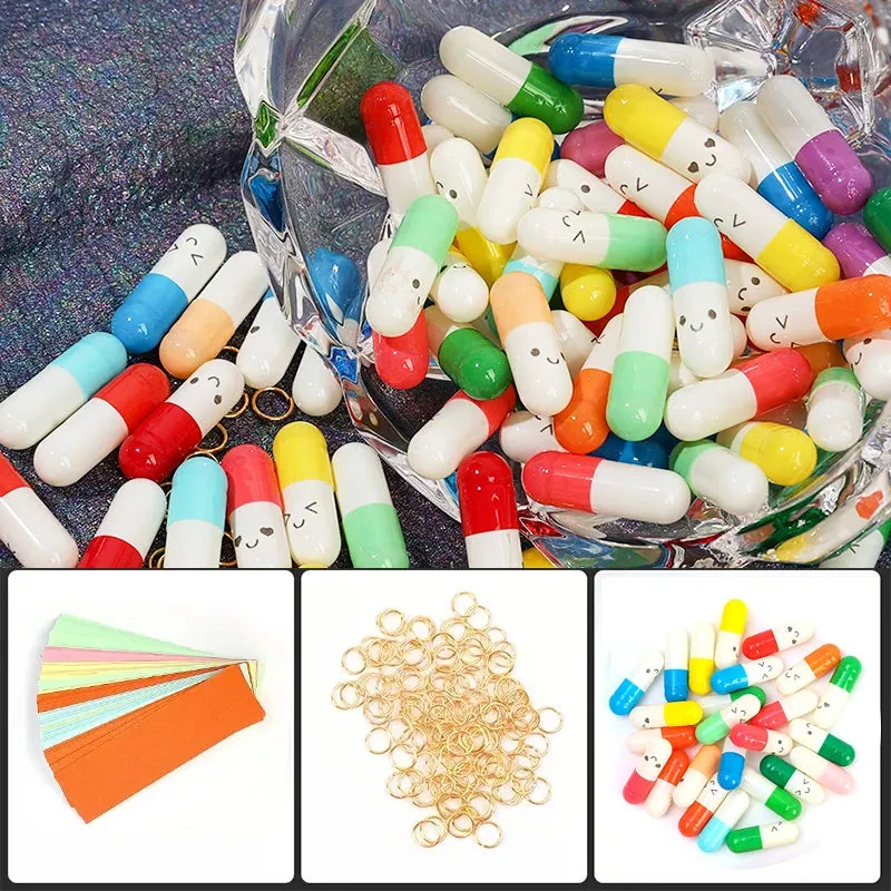 DIY Sweetheart Message Capsules with Blank Roll Paper Notes