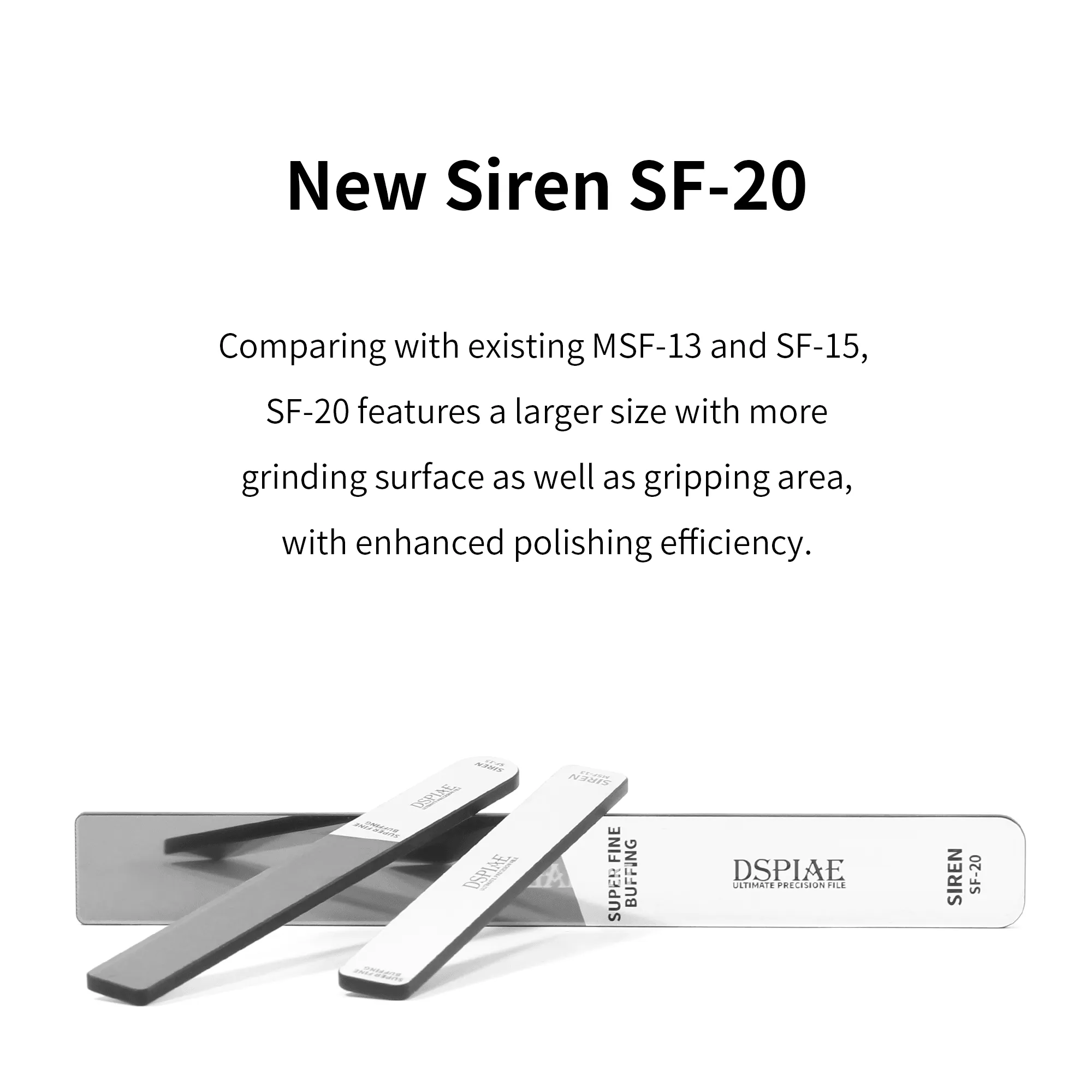 DSPIAE Siren Ultimate Precision Glass File #10000~#12000 SF-20