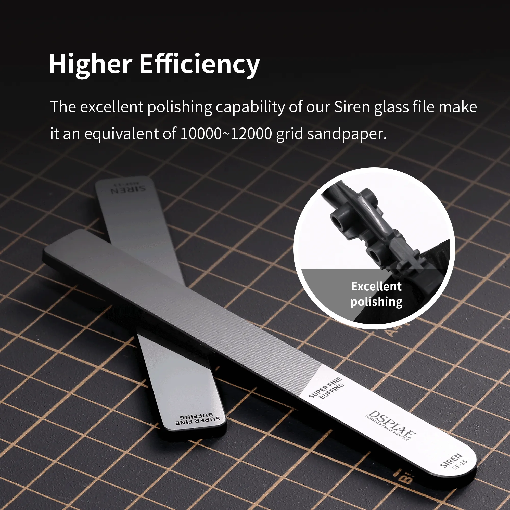 DSPIAE Siren Ultimate Precision Glass File #10000~#12000 SF-20