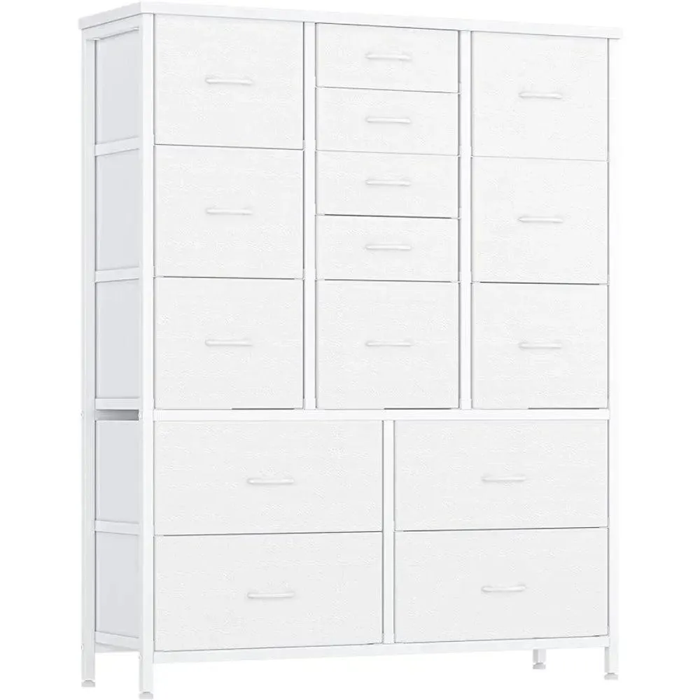 Elegant 15-Drawer Chest with Organizers for Stylish Bedroom Storage