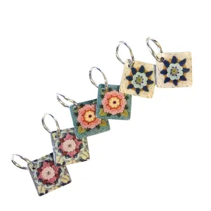 Emma Ball - Knitting Stitch Markers (x6) - Fruit Garden by Janie Crow