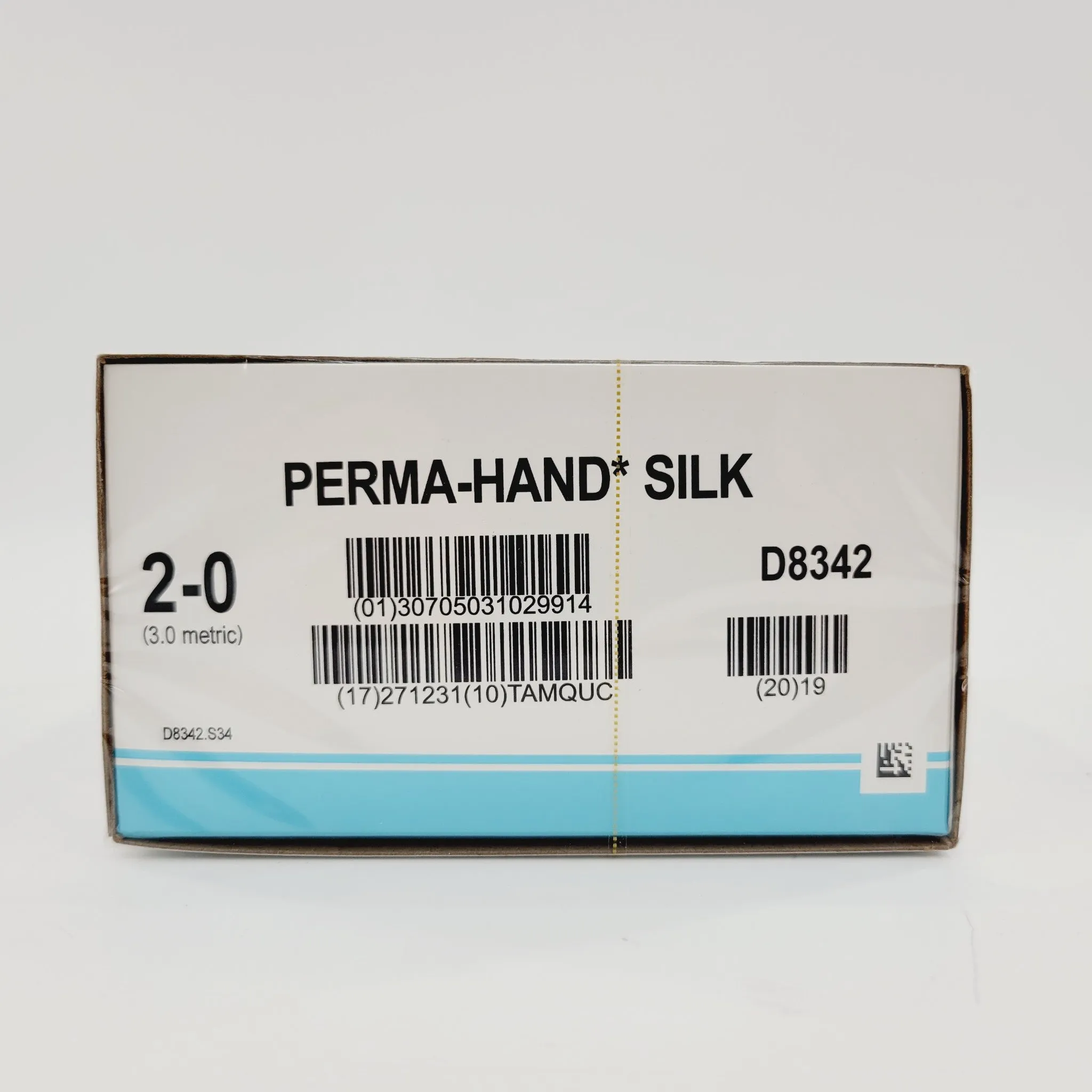 Ethicon D8342 2-0 PERMA HAND BLACK 1X48" SH Box of 36