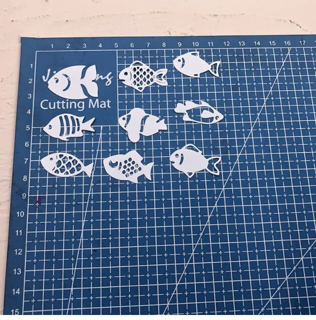 Fish Metal Cutting Die - Paper Craft Cutting Die  - Metal Dies - Scrapbooking Dies - DIY Card Making - Die Cut Embossing Stencil Template