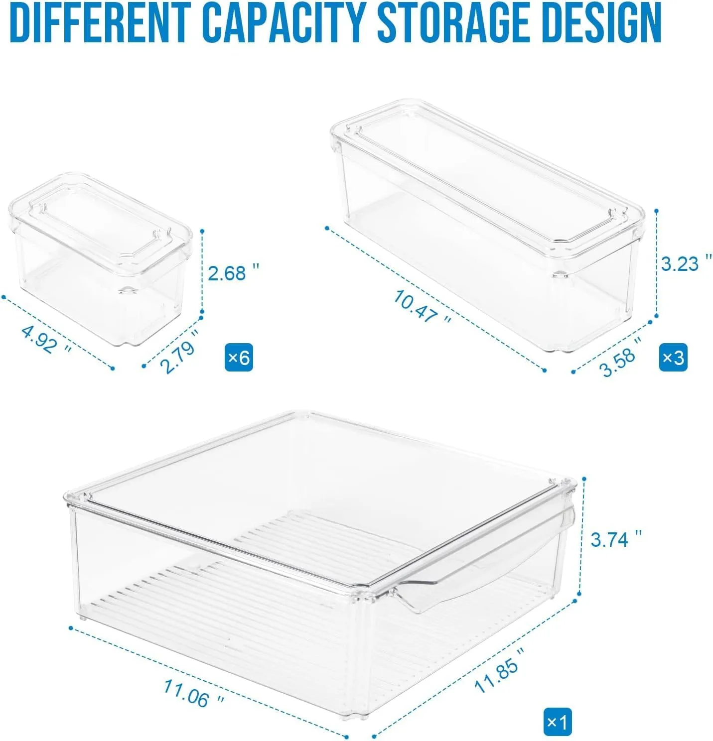 Fridge Organizers - 10pcs