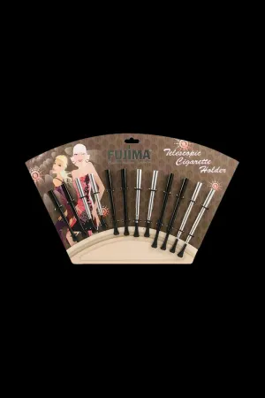 Fujima Metal Telescopic Cigarette Holders - 12 Pack
