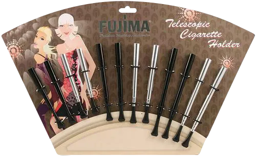 Fujima Metal Telescopic Cigarette Holders - 12 Pack