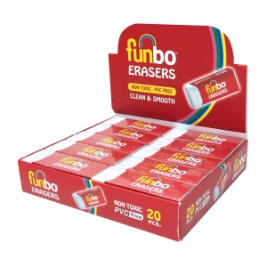 Funbo Big Eraser 20 Pcs Box