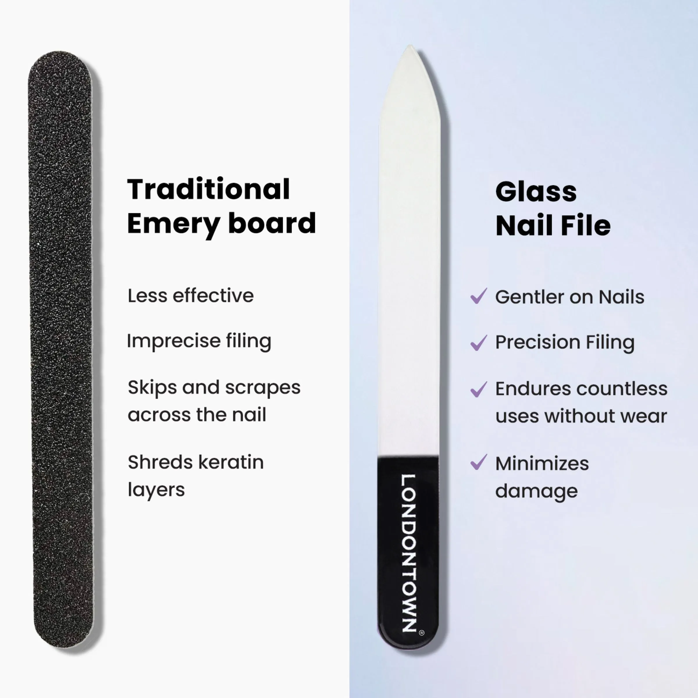 Glass Nail File - Petal (Professional)