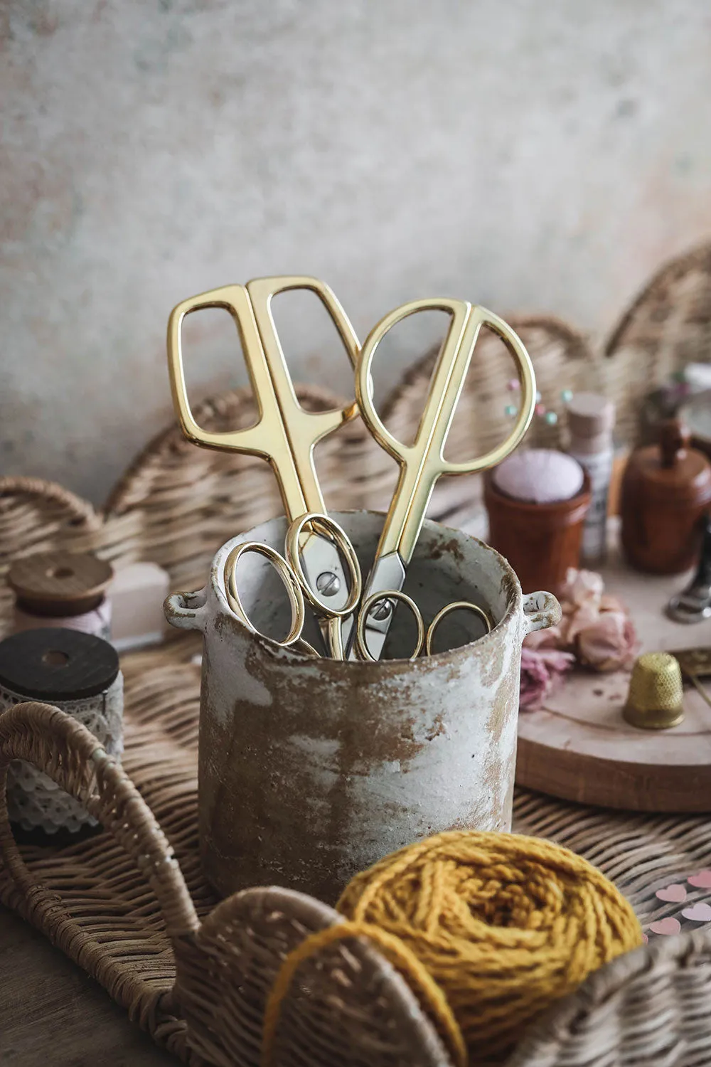 Gold Handle Paper Scissors