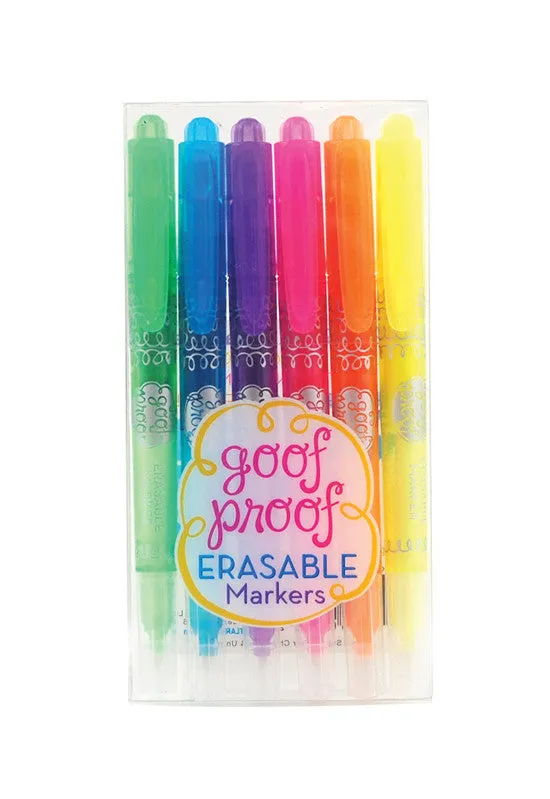Goof Proof Erasable Markers - Set of 6