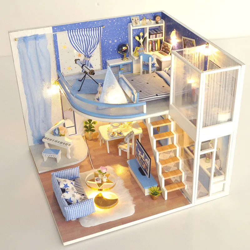Hand-Assembled DIY House Model Creative Gift Toys