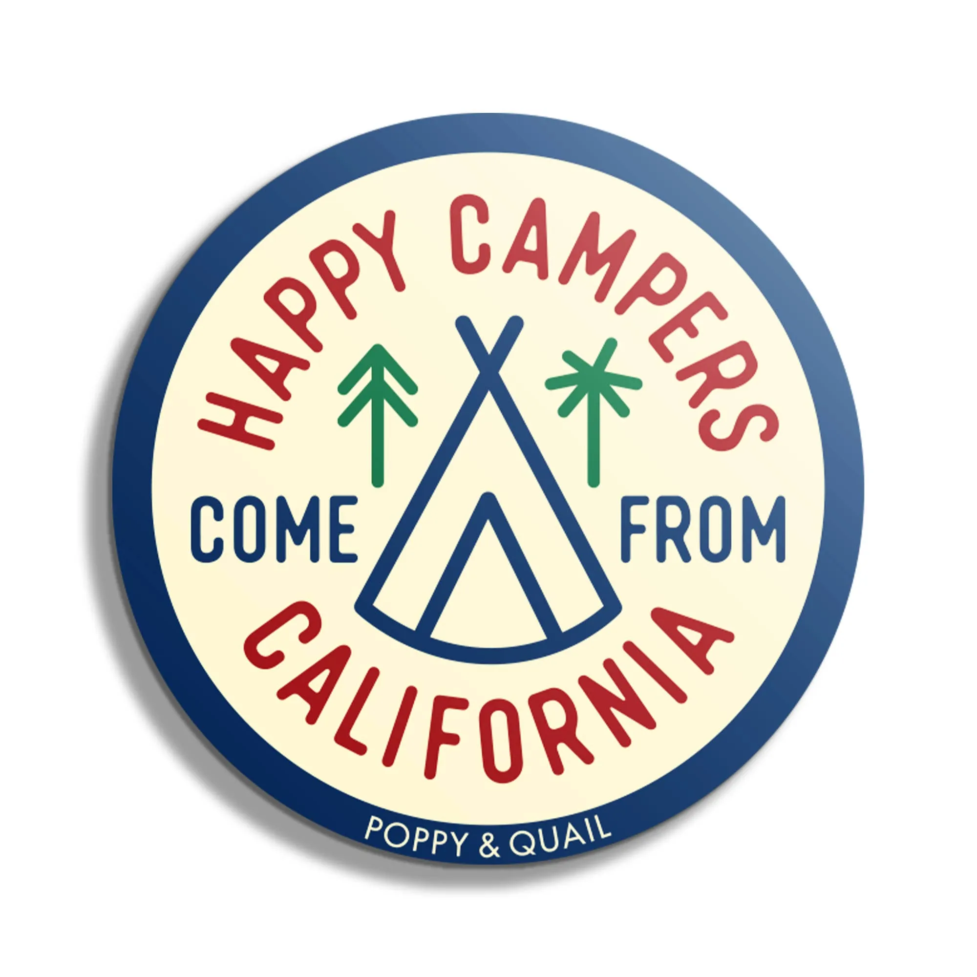 Happy Campers Sticker