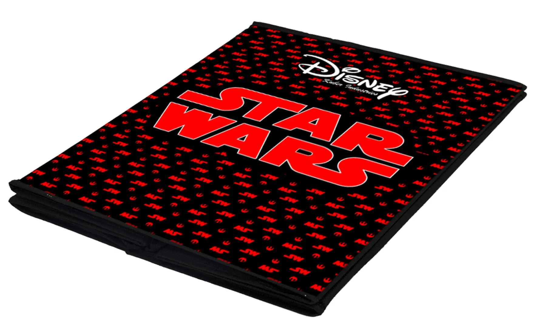 Heart Home Disney Star War Printed Non-Woven Foldable Storage Bin/Cube/Organizer For Toys, Clothes And Books With Handles (Black) -HS43HEARTH26290