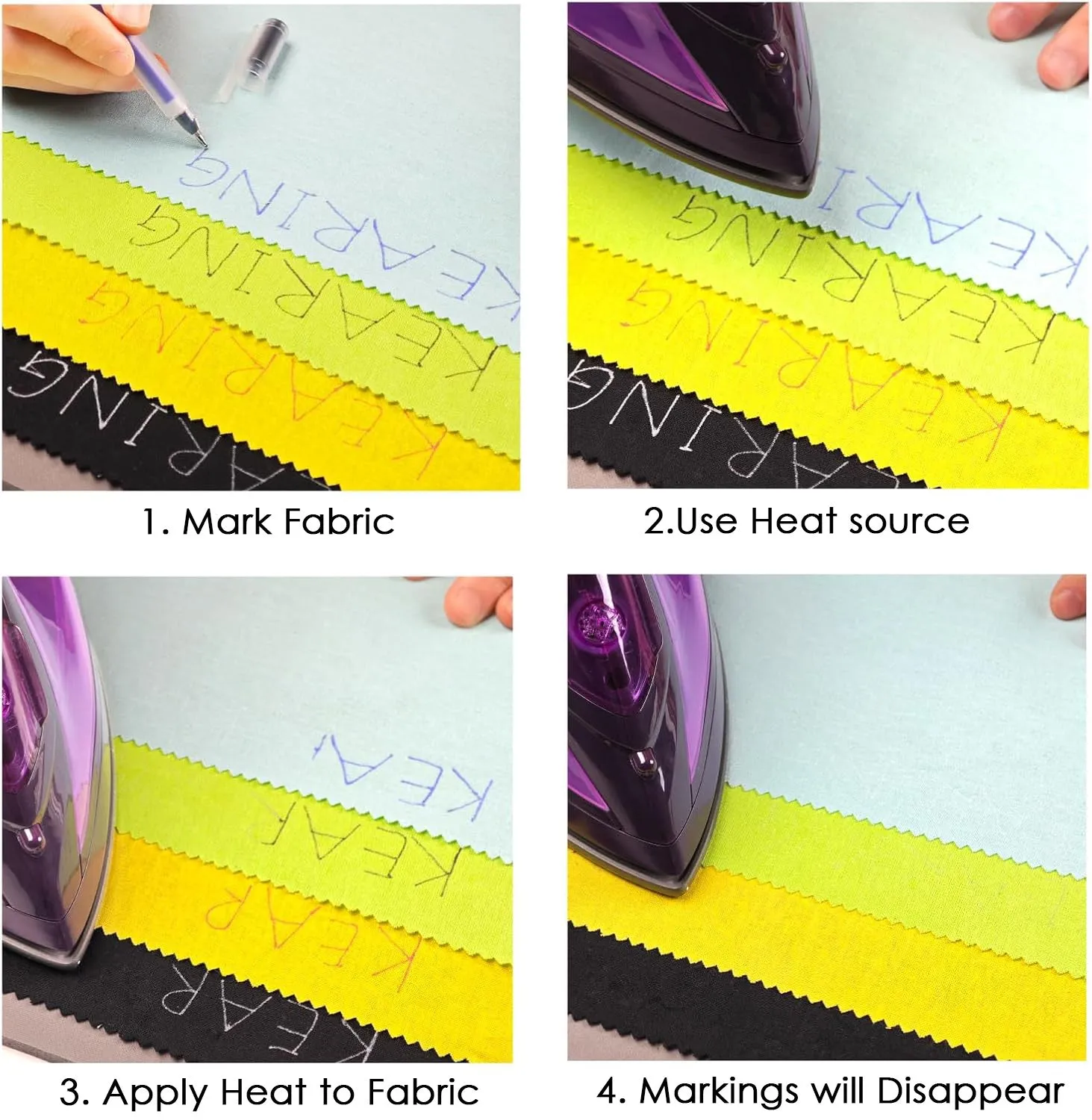 Heat Erasable Fabric Pens by Kearing®