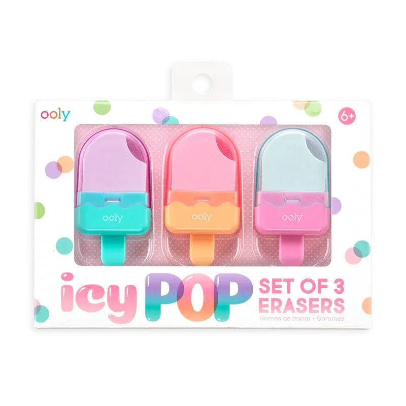 Icy Pop Erasers Set/3