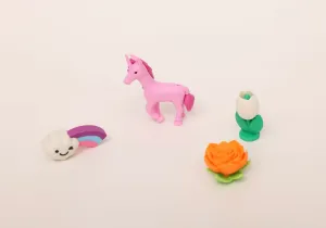 ilearnngrow Unicorn Eraser Set