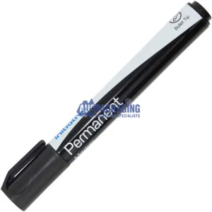 Initiative Permanent Marker Bullet 1.5mm Black (INTPERMR)