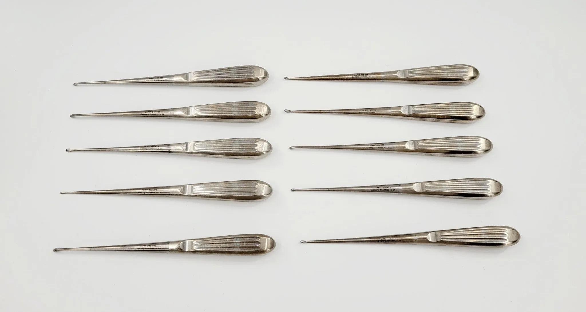 Integra Jarit Oval Cup Curette Set of 10