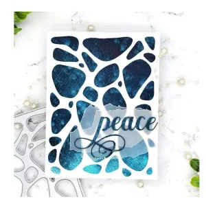 Irregular Circle Frame Background Cutting Dies Cutting Stencils Card Paper Craft DIY Template