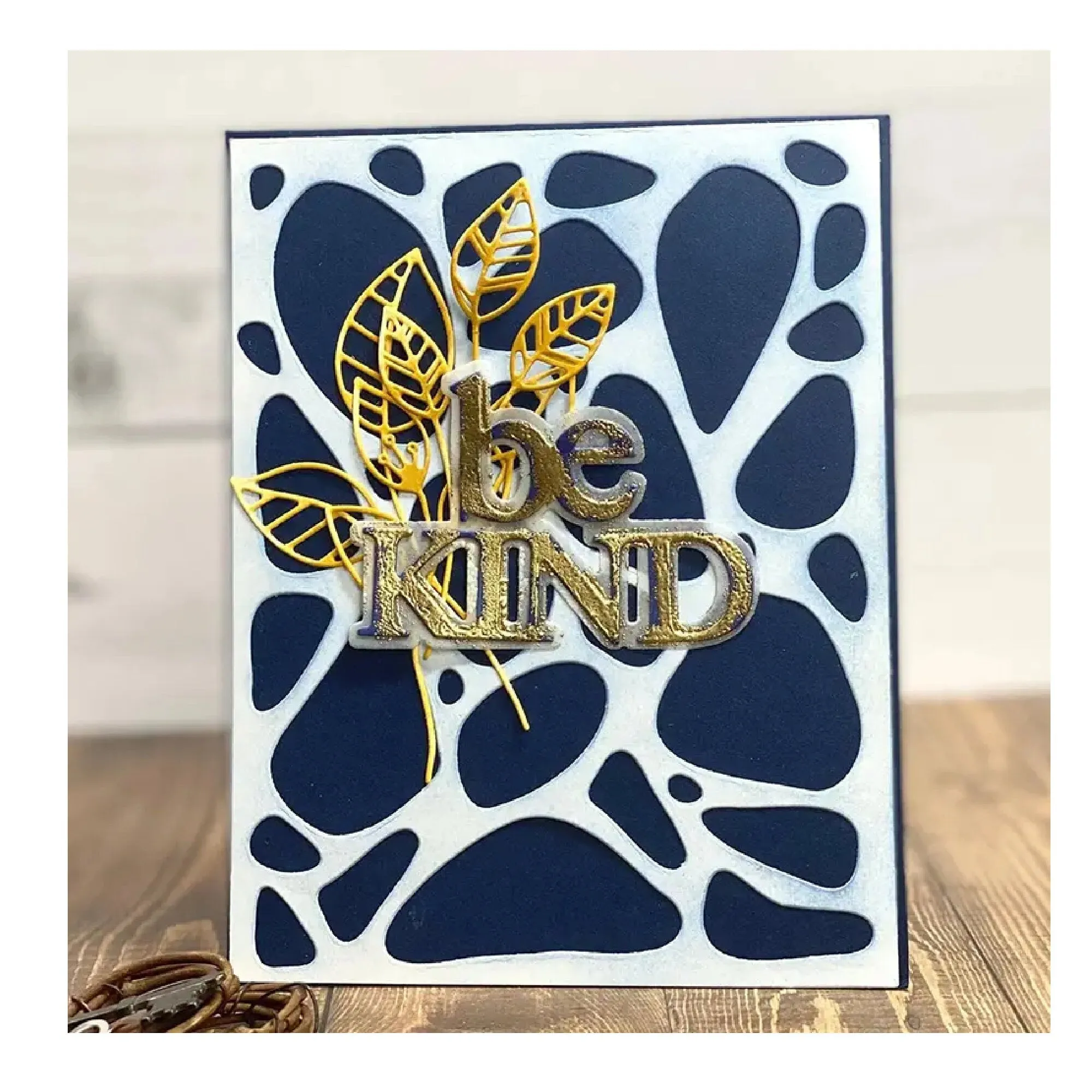 Irregular Circle Frame Background Cutting Dies Cutting Stencils Card Paper Craft DIY Template