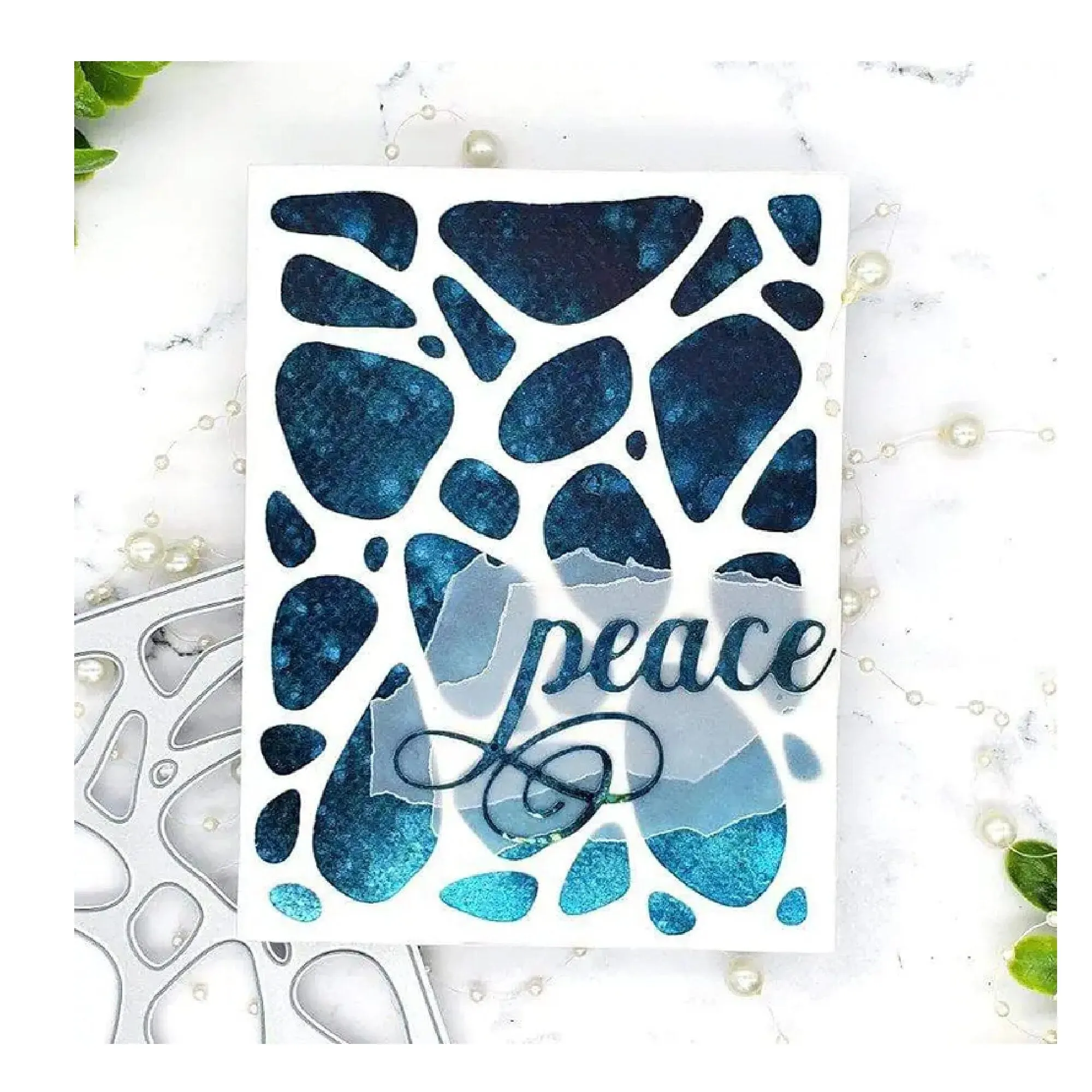 Irregular Circle Frame Background Cutting Dies Cutting Stencils Card Paper Craft DIY Template