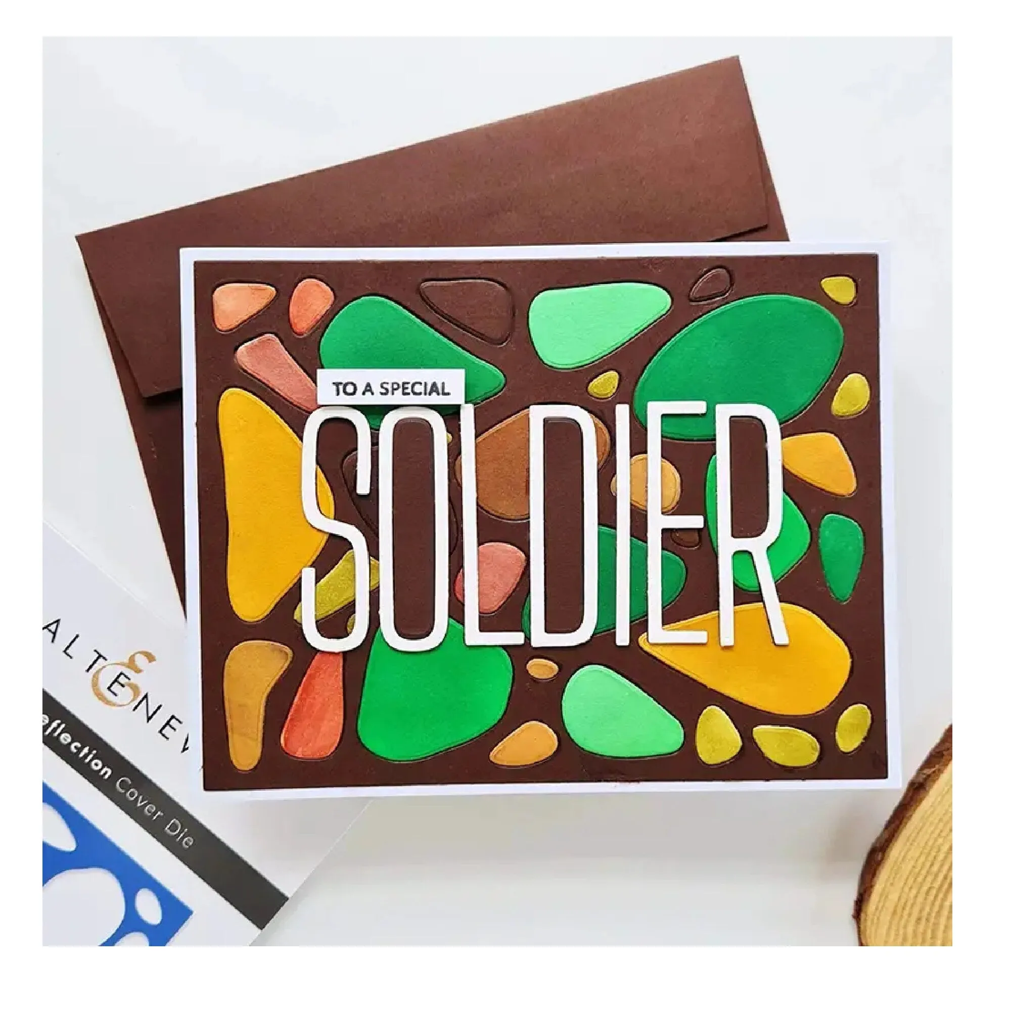 Irregular Circle Frame Background Cutting Dies Cutting Stencils Card Paper Craft DIY Template