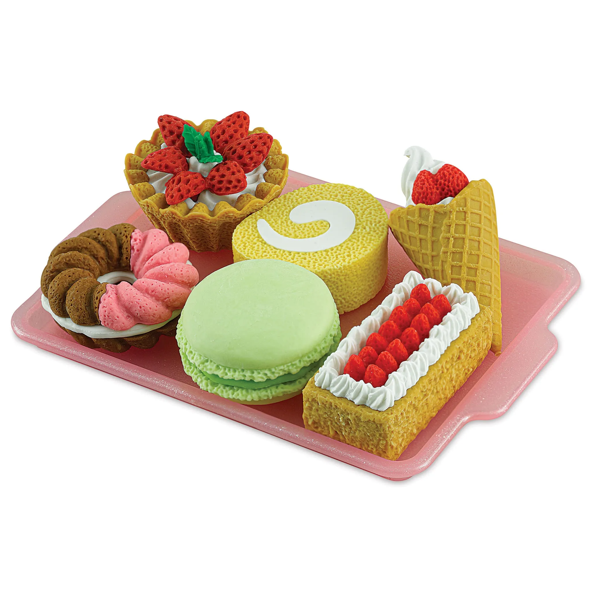 Iwako Pastry and Donut Eraser Set of 7
