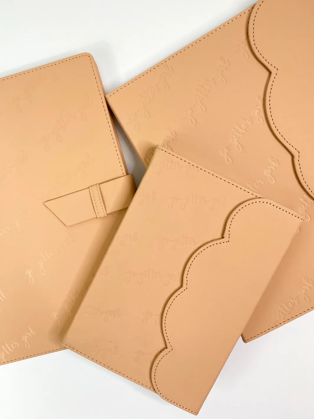 Large Premium Bullet Journal - Belt Closure- Taffy