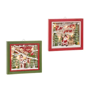LED Stewart Farm Wall Art, Asst. of 2