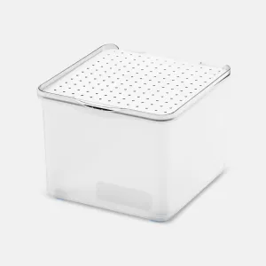 Lid Bin with Dry Erase Labeling
