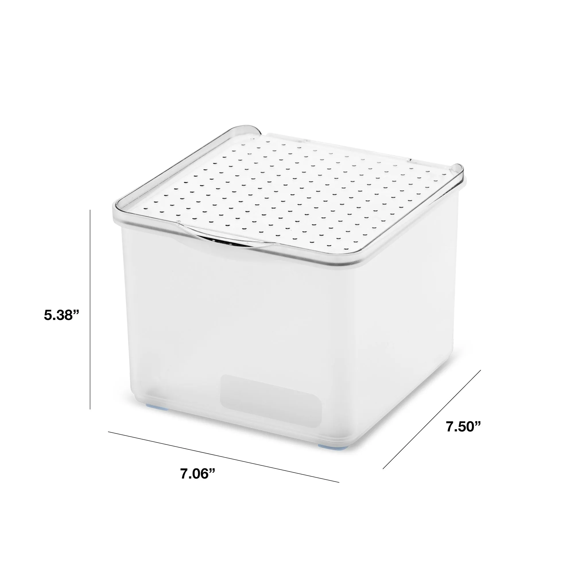 Lid Bin with Dry Erase Labeling