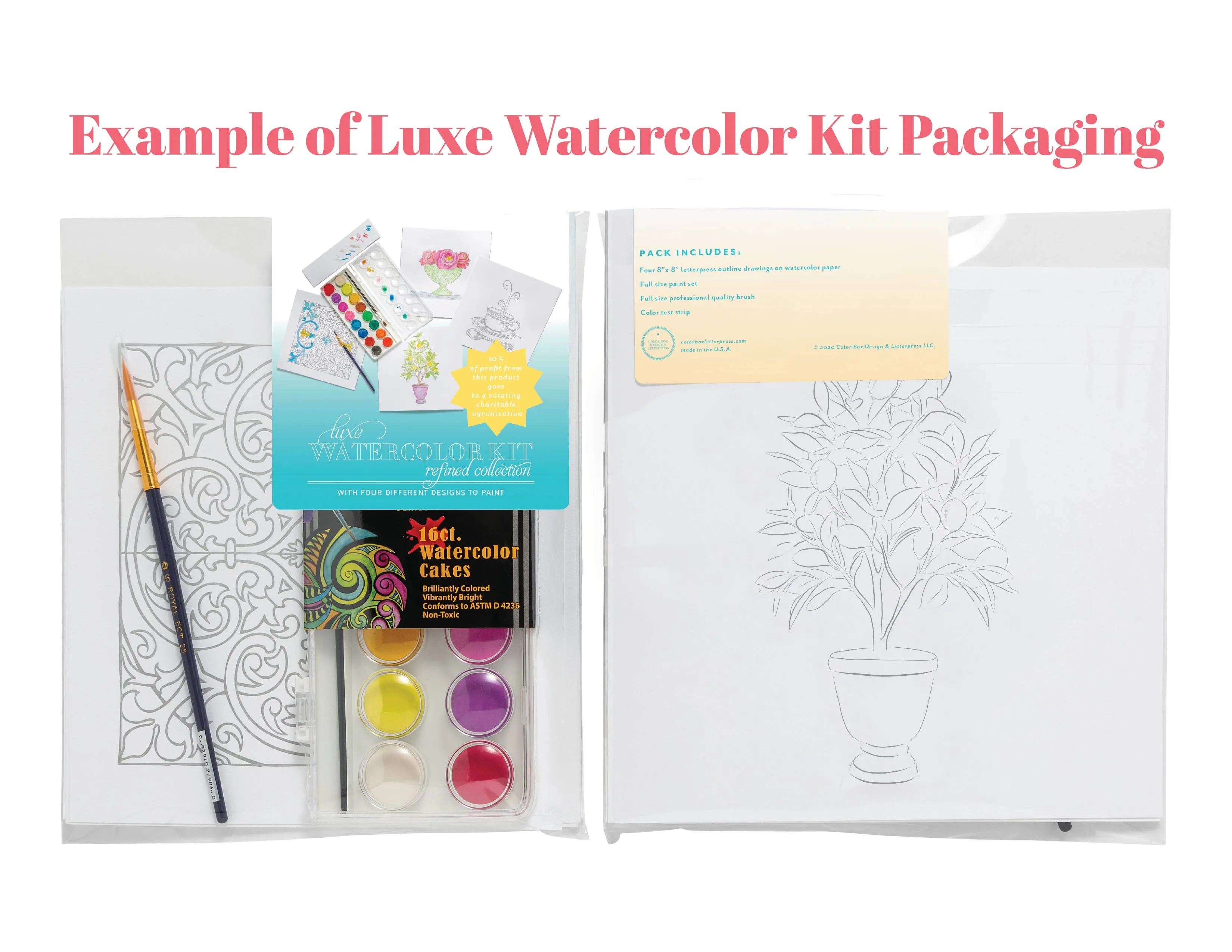 Luxe Watercolor Kit | Texas Collection