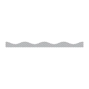 MAGNETIC BORDER GRAY & WHITE DOTS