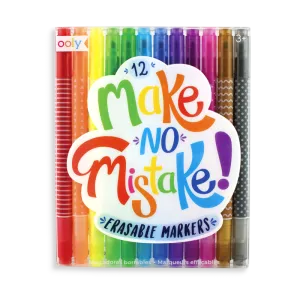 Make No Mistake Erasable Markers - Set of 12
