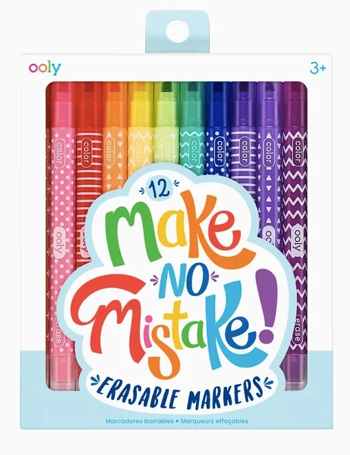 Make No Mistake Erasable Markers